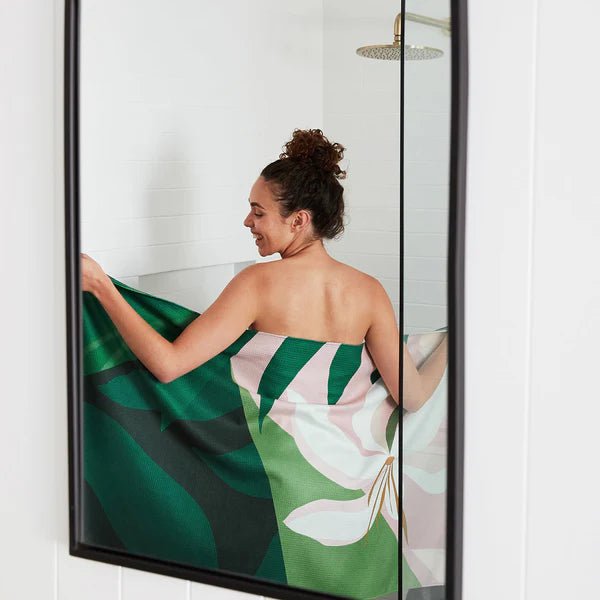 Dock & Bay Quick Dry Towel - Waffle Fabric, Monte Verde - The Flower Crate