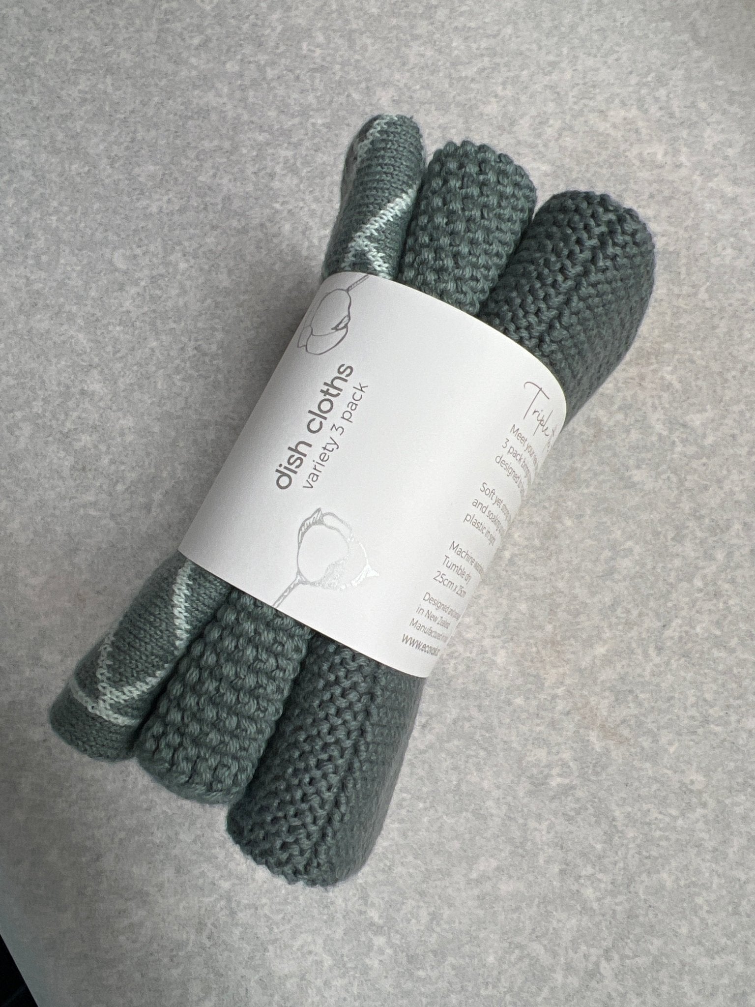 Ecovask - Dish Cloth 3 Pack - The Flower Crate