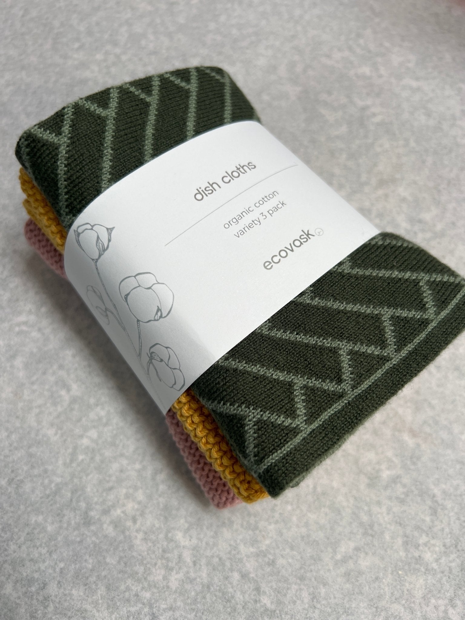 Ecovask - Dish Cloth 3 Pack - The Flower Crate