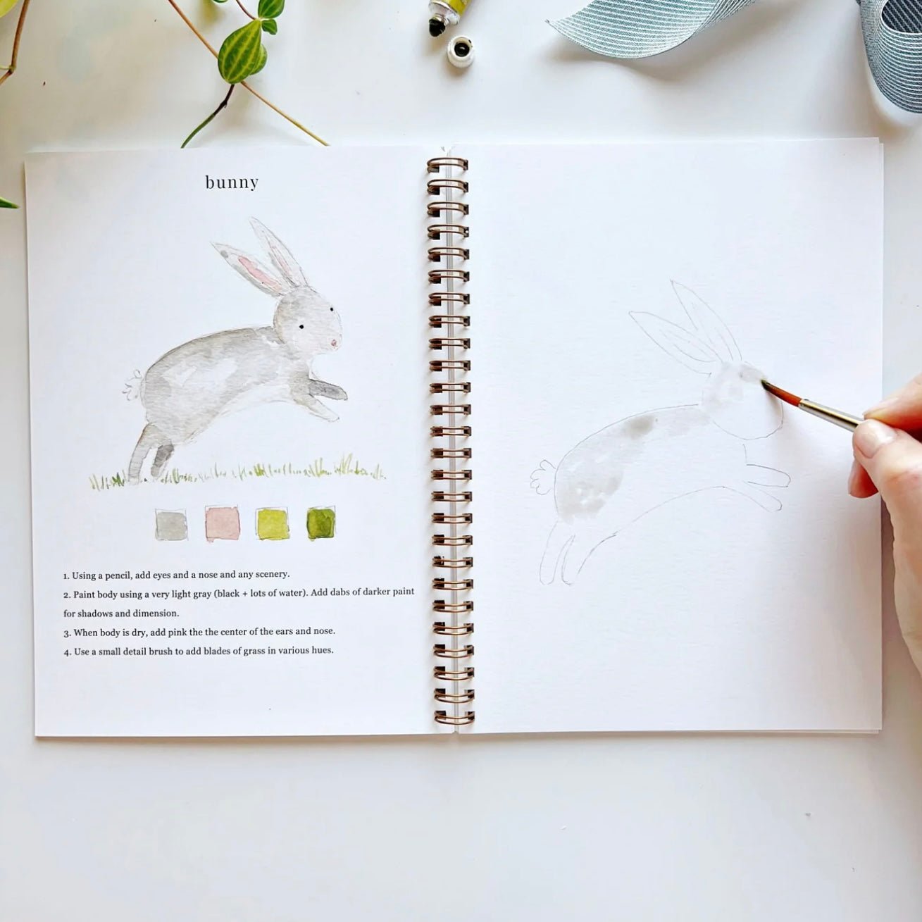 Emily Lex Studio - Animals Watercolour Workbook - The Flower Crate