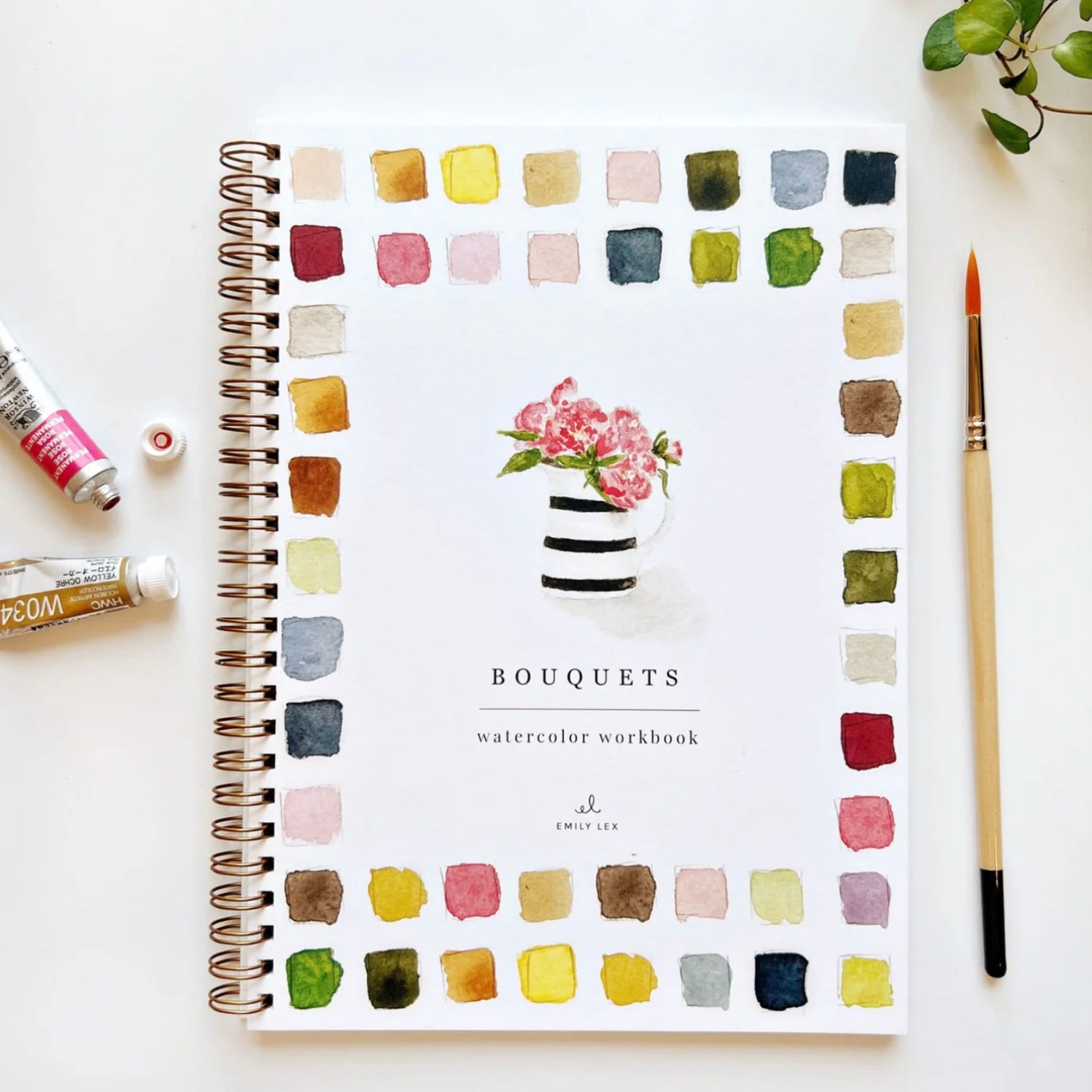 Emily Lex Studio - Bouquets Watercolour Workbook - The Flower Crate