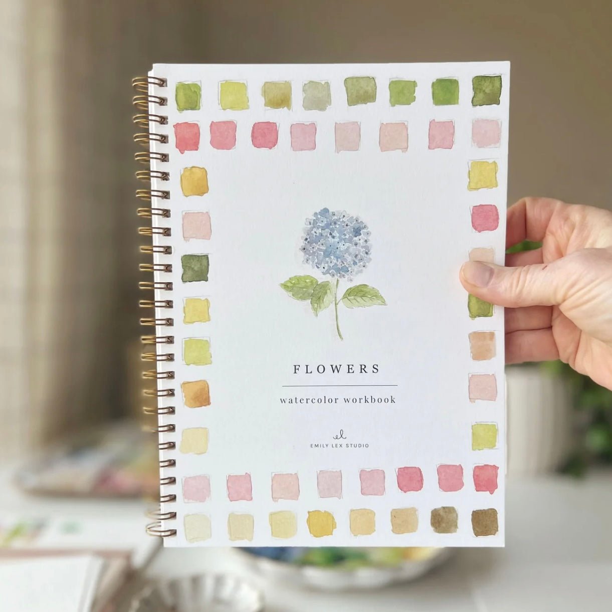 Emily Lex Studio - Flowers Watercolour Workbook - The Flower Crate