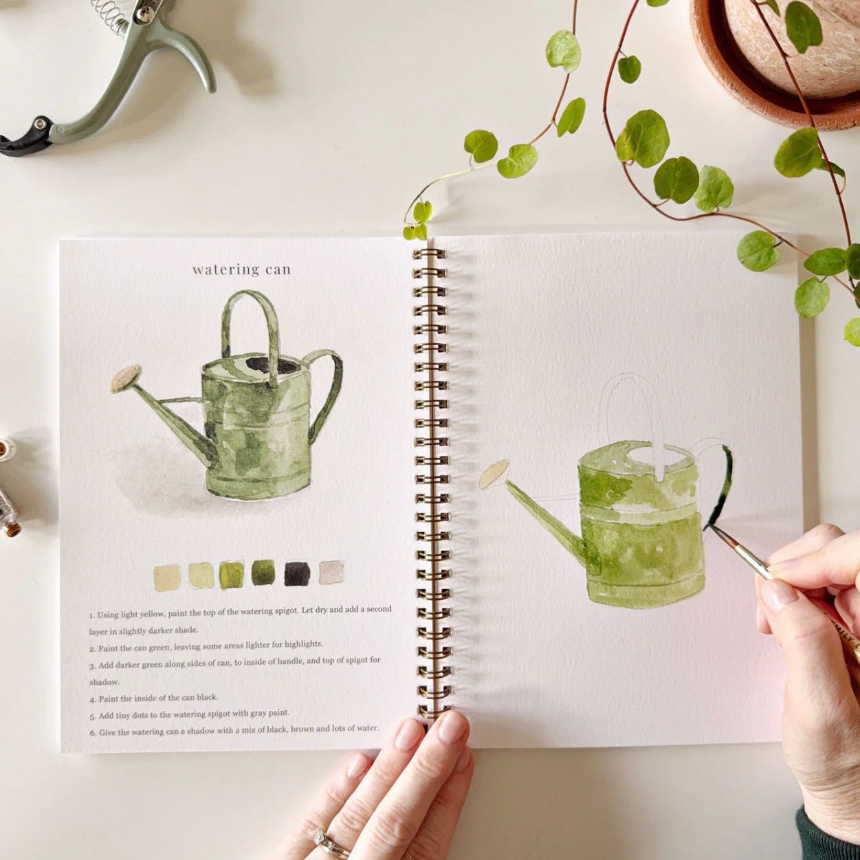 Emily Lex Studio - Garden Watercolour Workbook - The Flower Crate