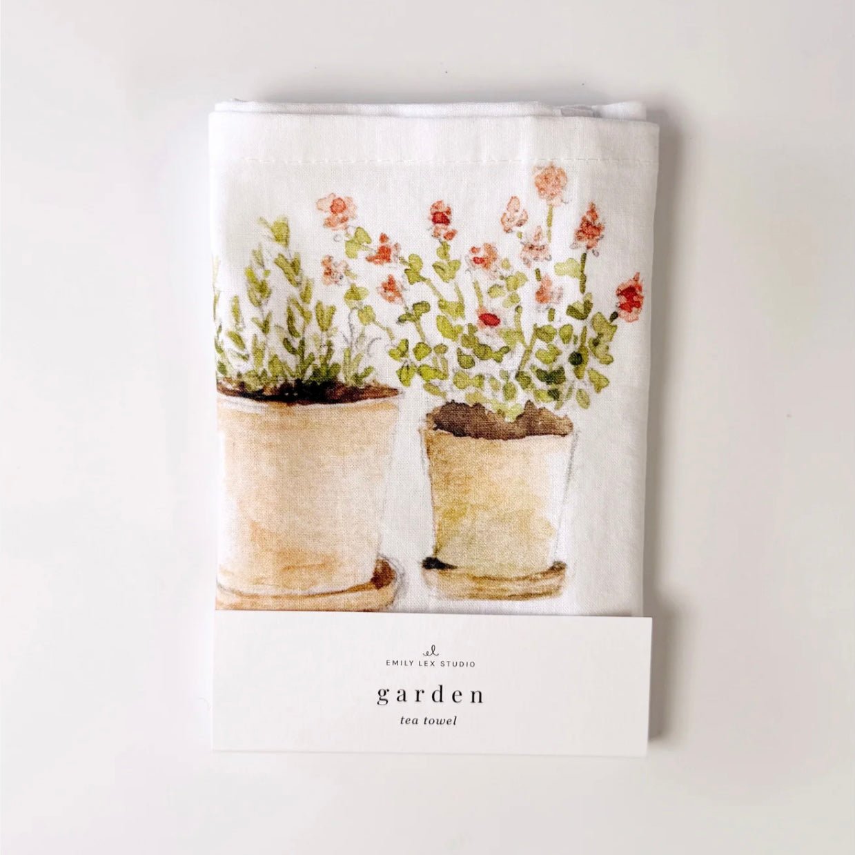 Emily Lex Studio - Gardening Tea Towel - The Flower Crate