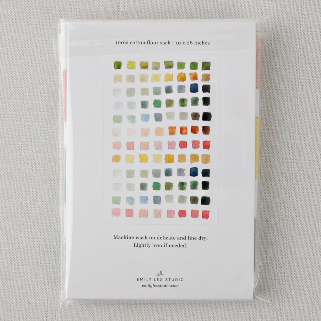 Emily Lex Studio - Paint Swatch Tea Towel - The Flower Crate
