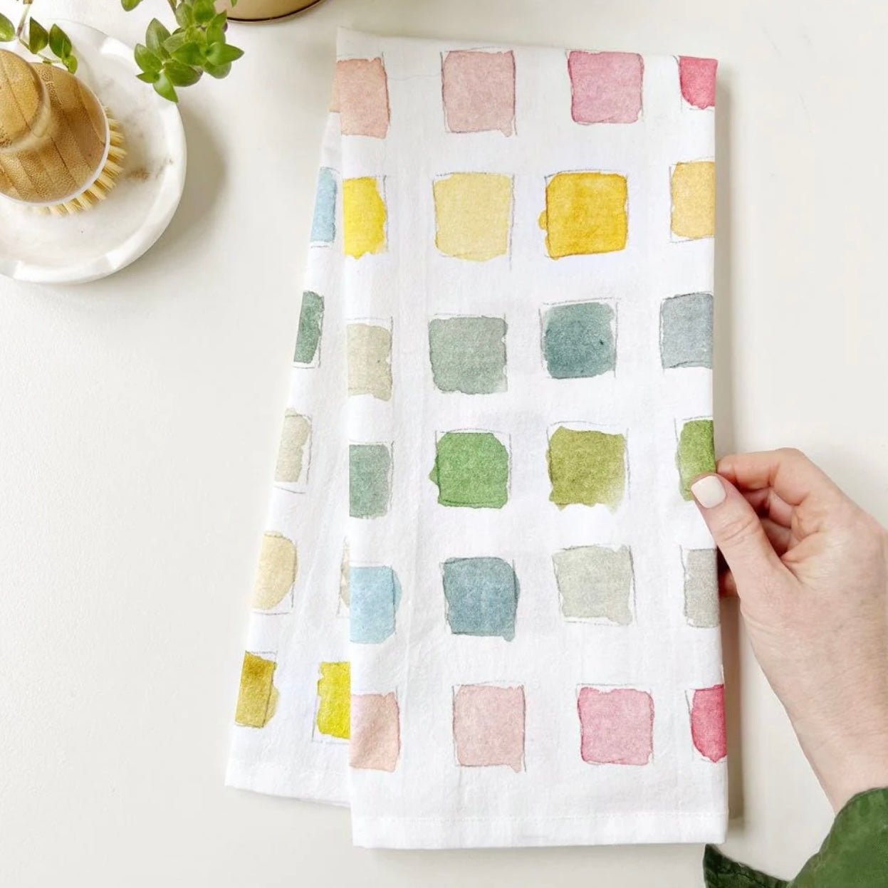 Emily Lex Studio - Paint Swatch Tea Towel - The Flower Crate