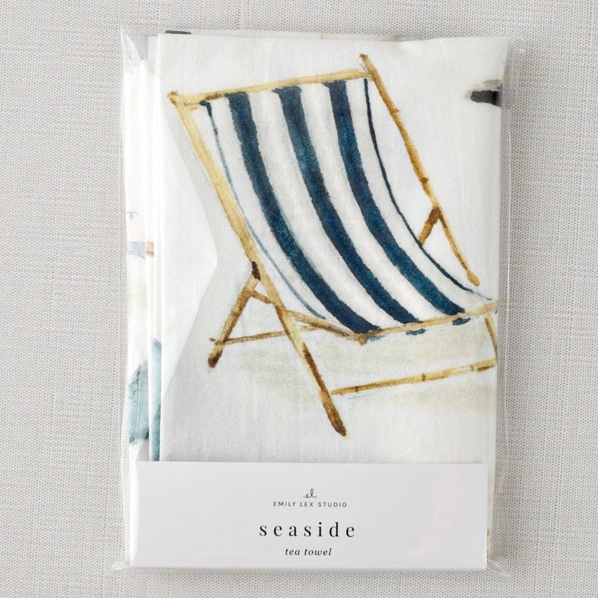 Emily Lex Studio - Seaside Tea Towel - The Flower Crate