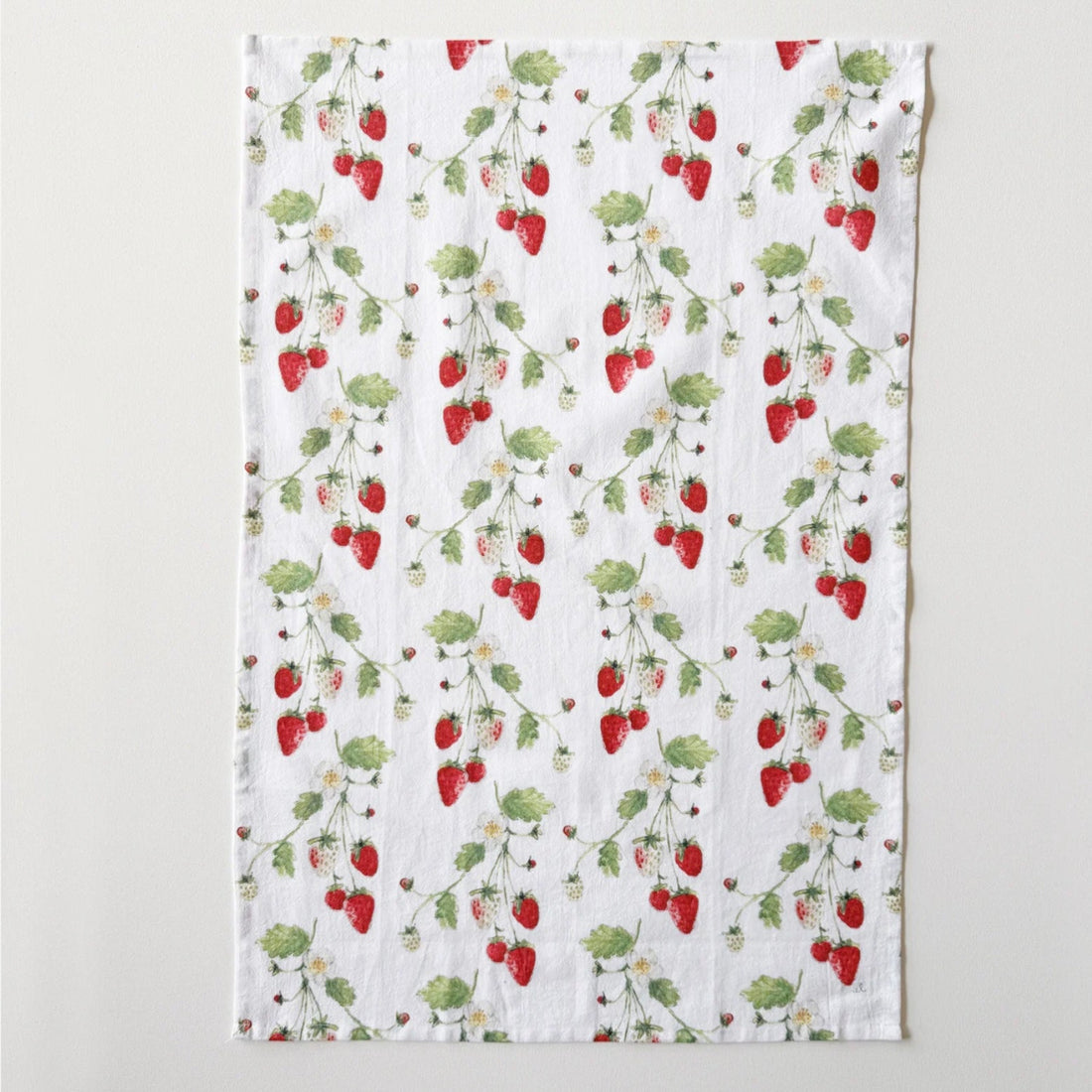 Emily Lex Studio - Strawberries Tea Towel - The Flower Crate