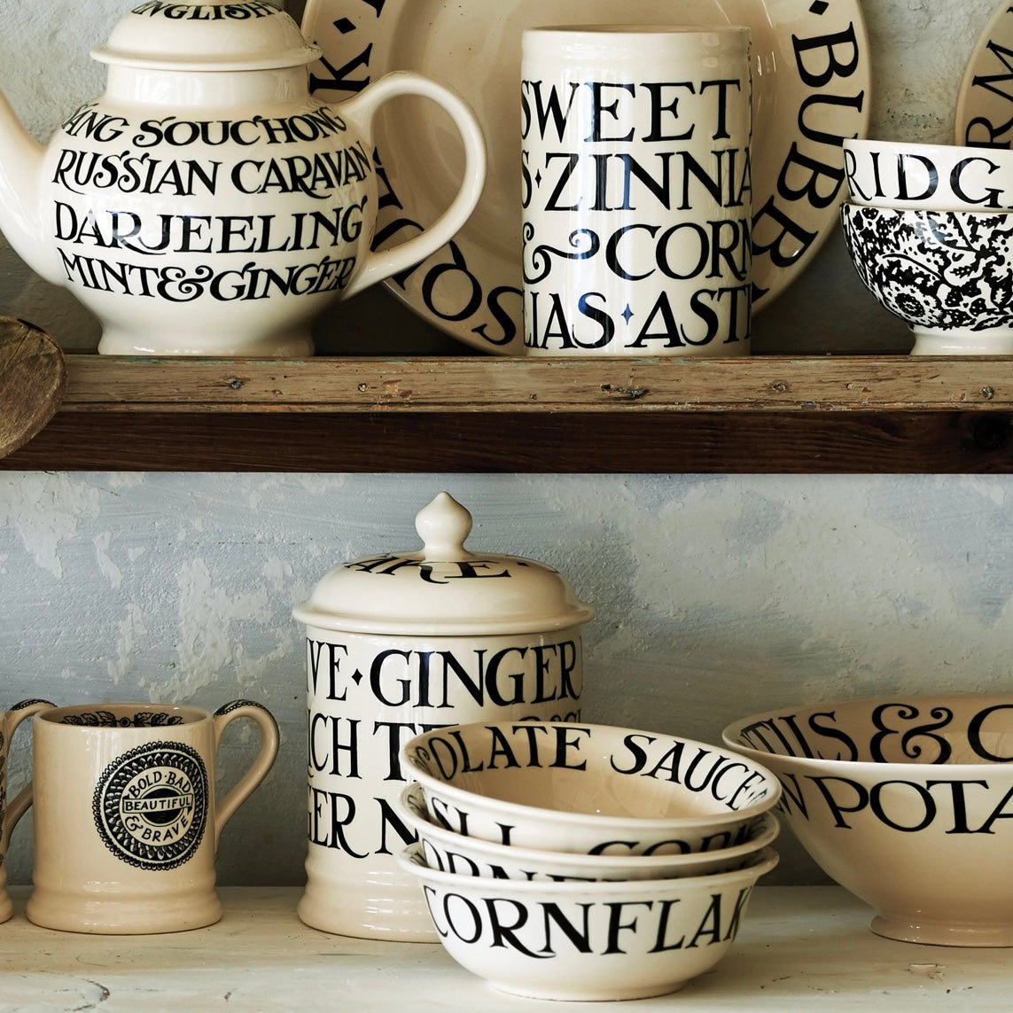 Emma Bridgewater Black Toast Cereal Bowl - The Flower Crate