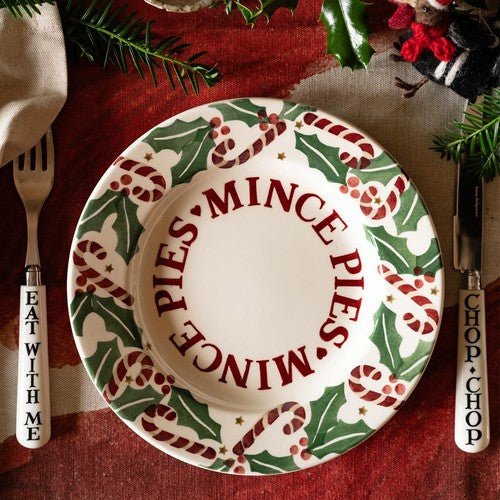 Emma Bridgewater - Candy Canes 8 ½" Plate - The Flower Crate