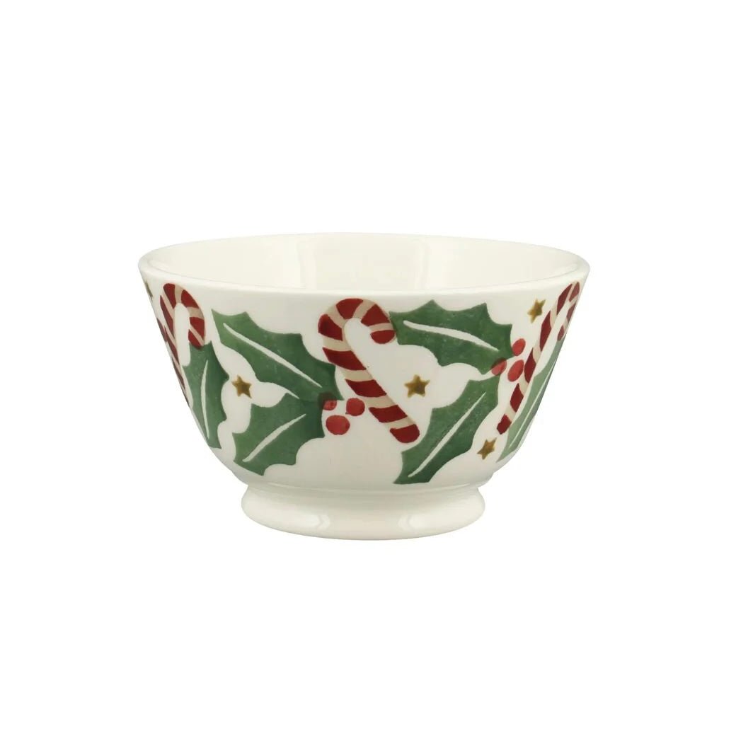Emma Bridgewater - Candy Canes Small Old Bowl - The Flower Crate