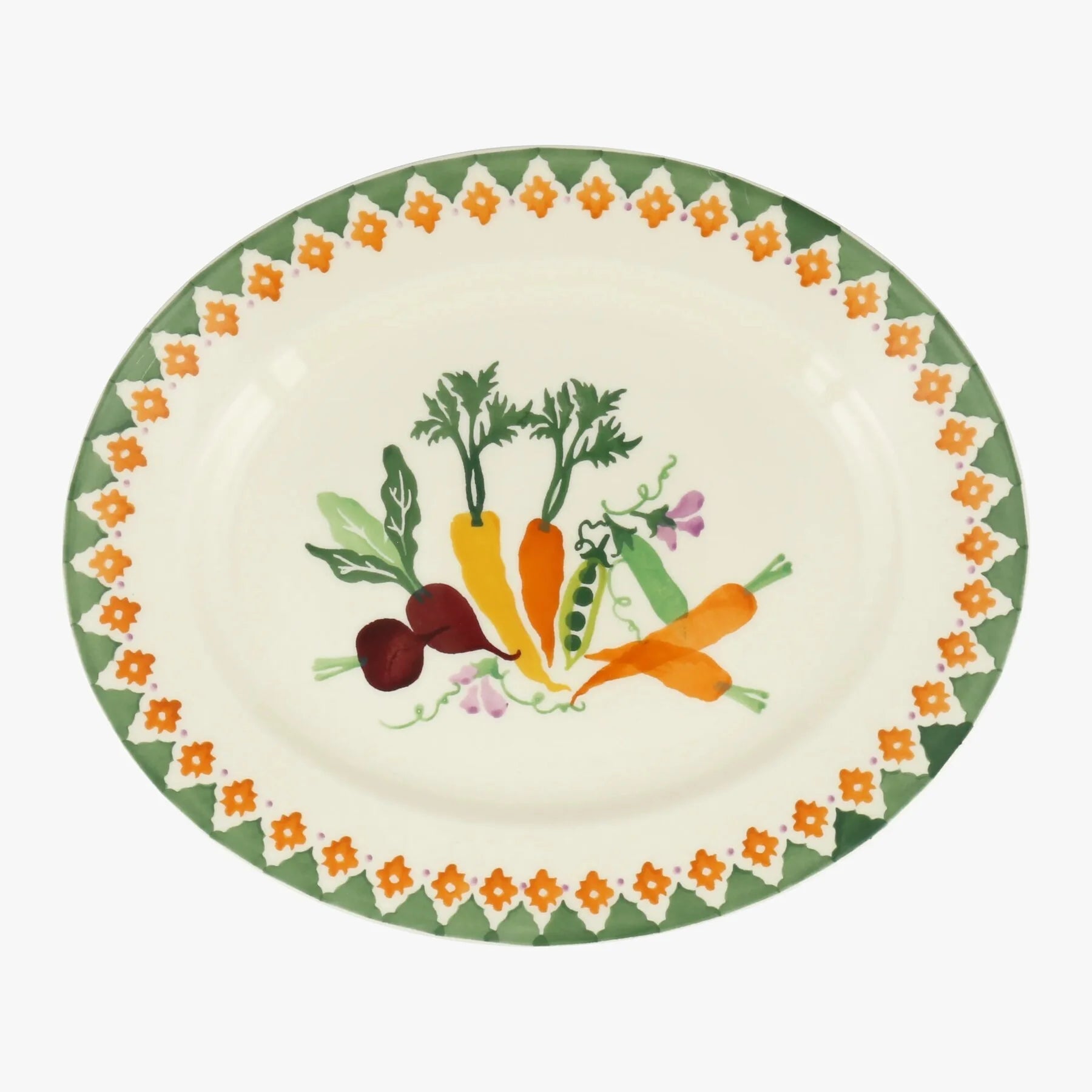 Emma Bridgewater - Carrots & Beets Oval Platter - The Flower Crate