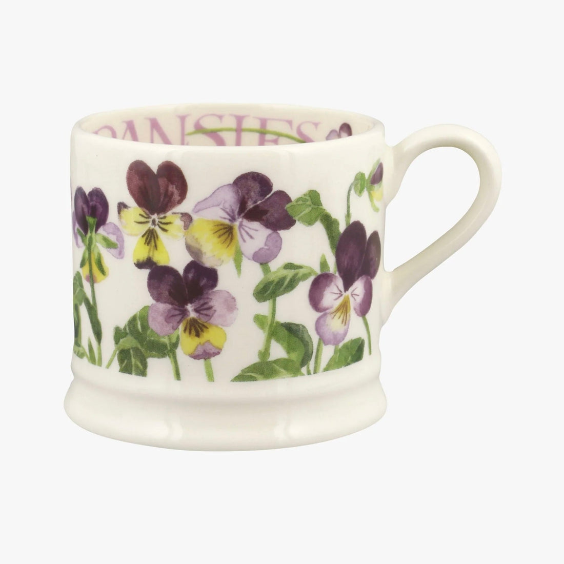 Emma Bridgewater - Heartsease Pansies Small Mug - The Flower Crate