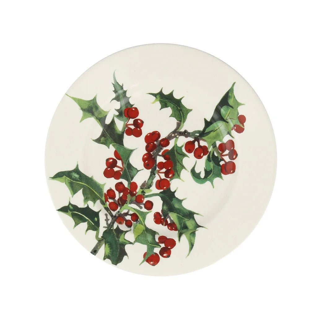 Emma Bridgewater - Holly 8 ½" Plate - The Flower Crate