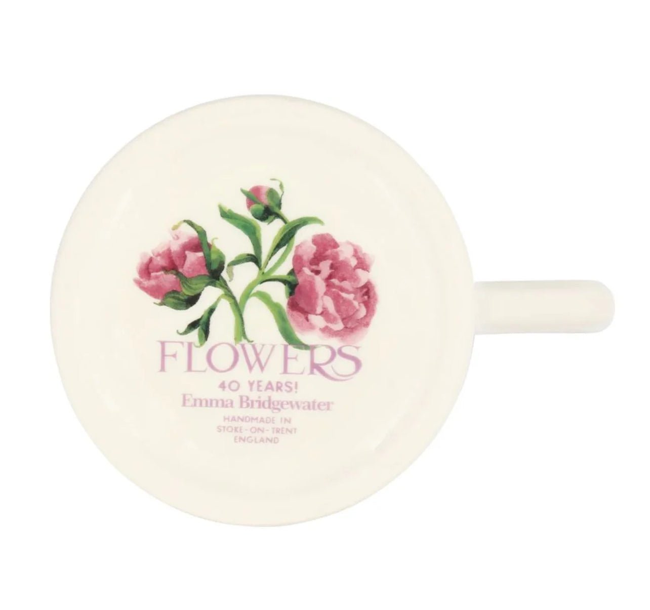 Emma Bridgewater - Pink Peony ½ Pint Mug - The Flower Crate