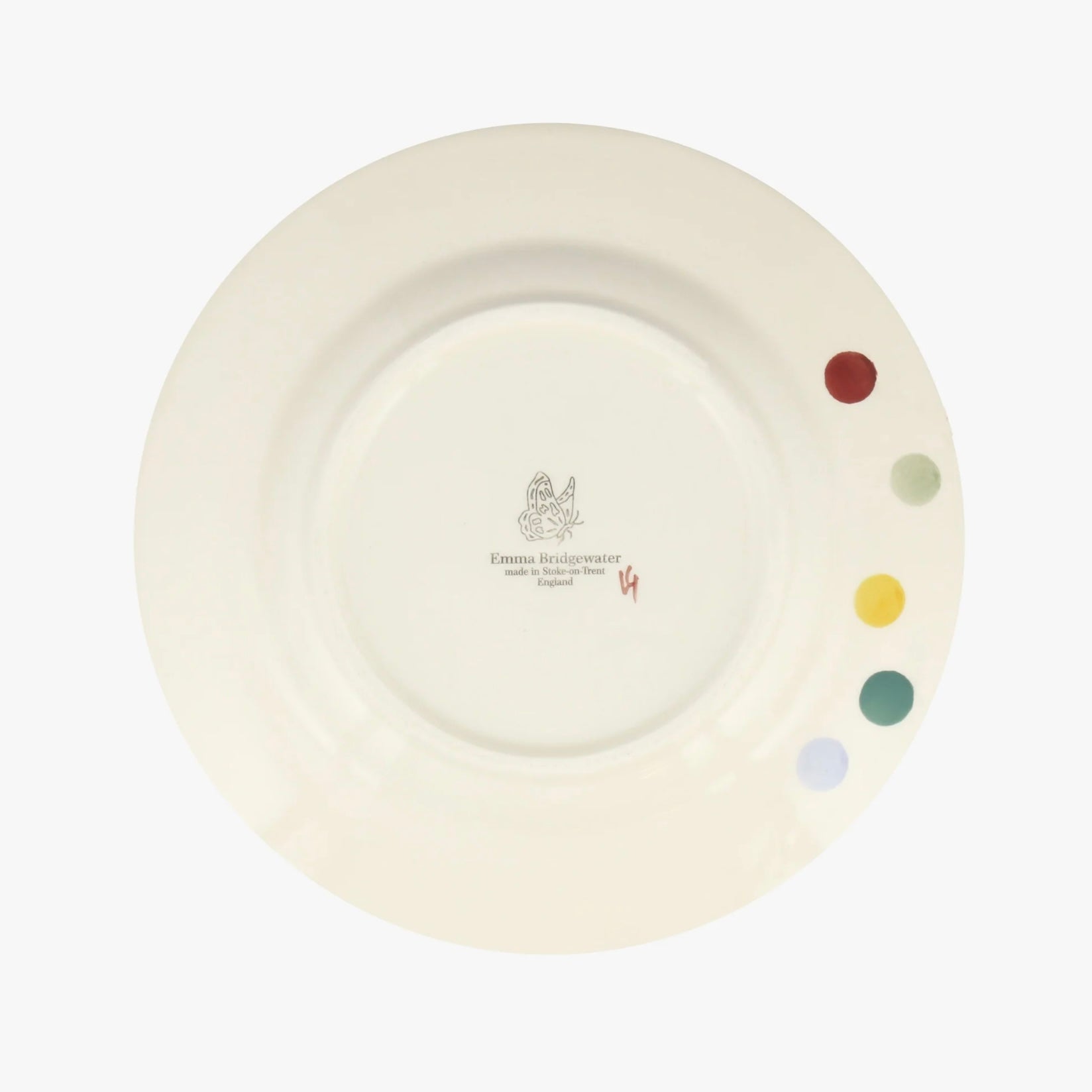 Emma Bridgewater - Polka Dot 8 ½" Plate - The Flower Crate