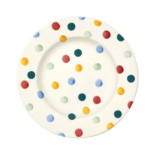 Emma Bridgewater - Polka Dot 8 ½" Plate - The Flower Crate