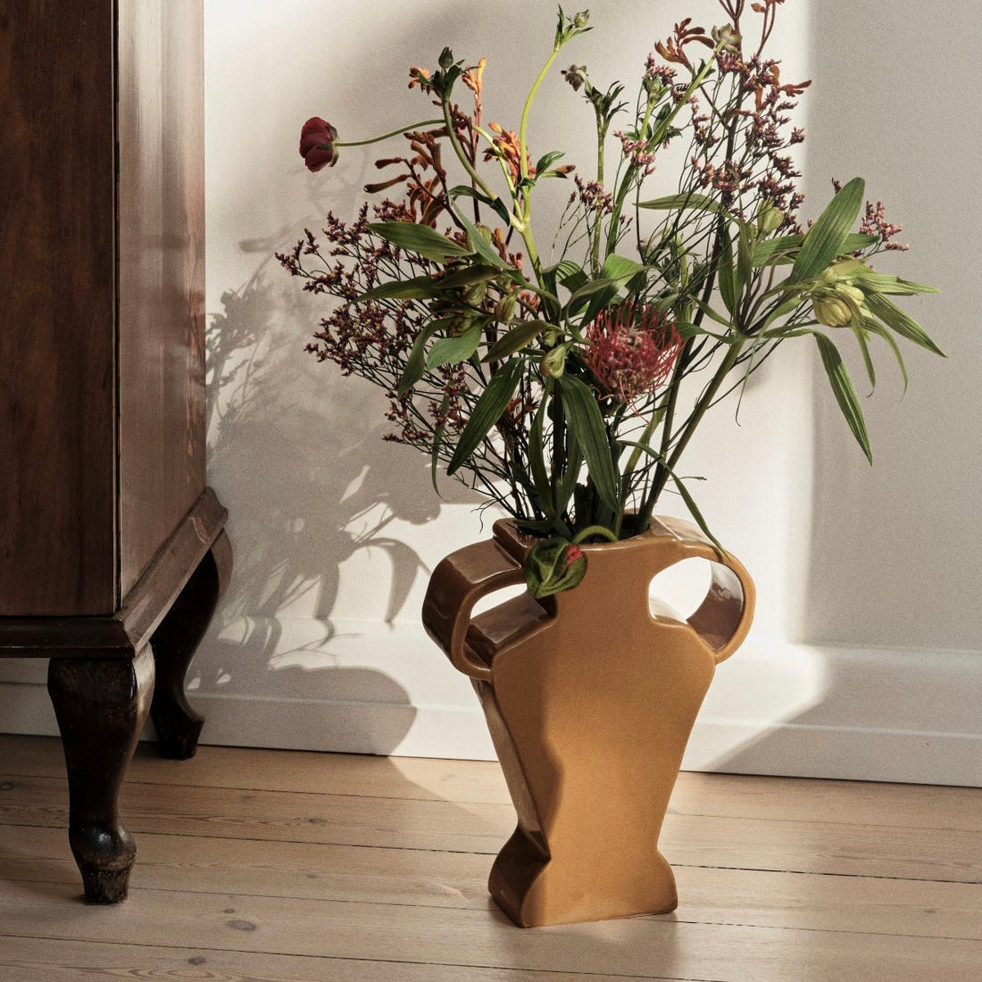 Etta Double - Handled Vase - The Flower Crate