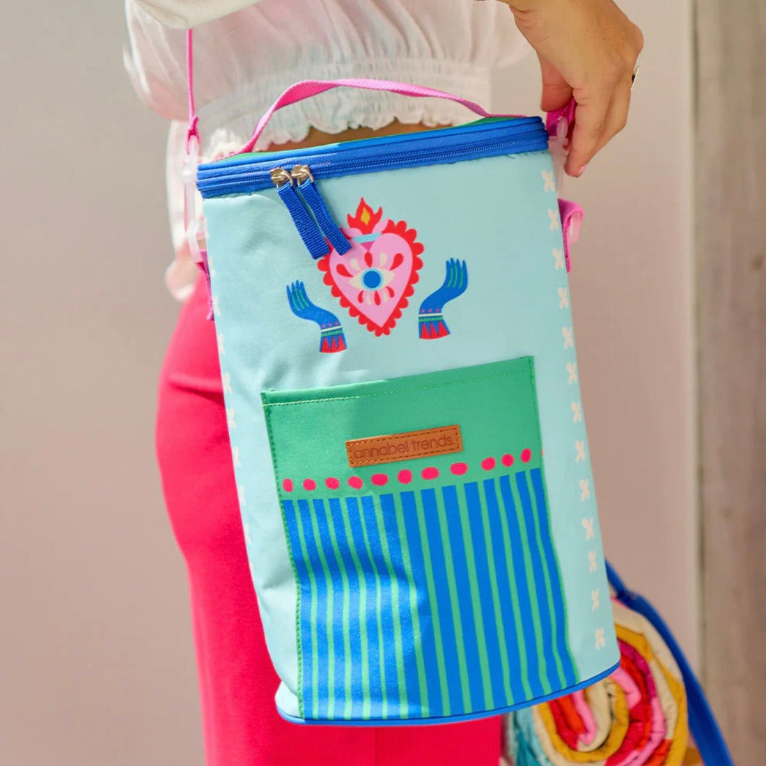Fiesta Barrel Cooler Bag - The Flower Crate