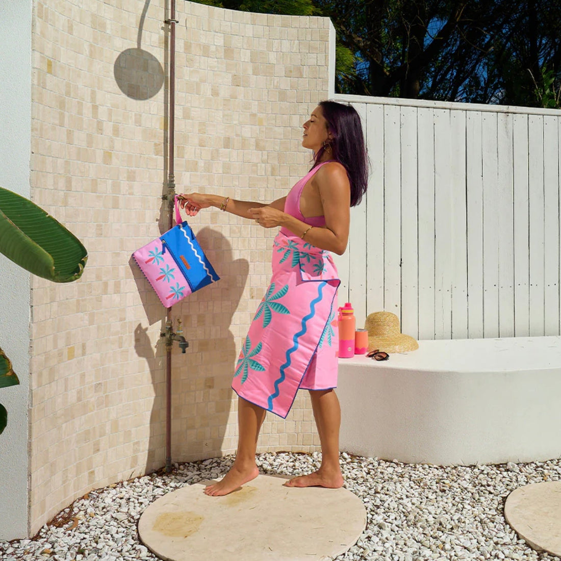 Fiesta Beach Wet Pouch - The Flower Crate