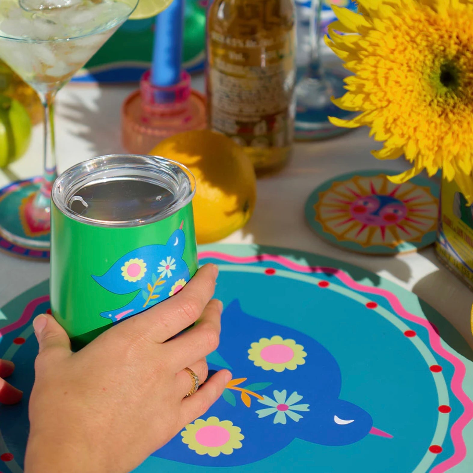 Fiesta Cork Backed Placemats - The Flower Crate