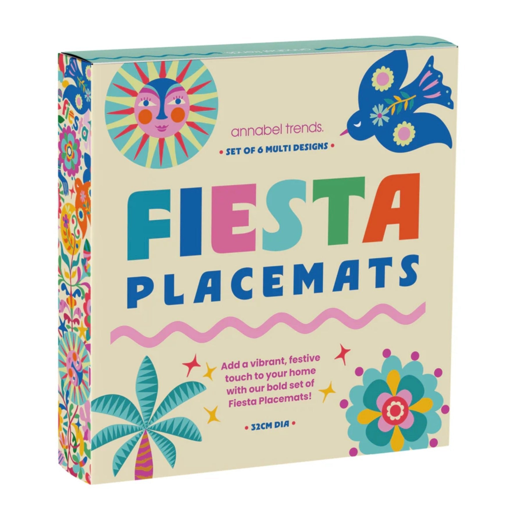 Fiesta Cork Backed Placemats - The Flower Crate