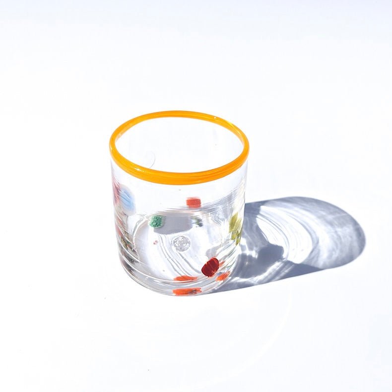 Flower Power Rebel Rocks Glass by Lauren Hunt - The Flower Crate