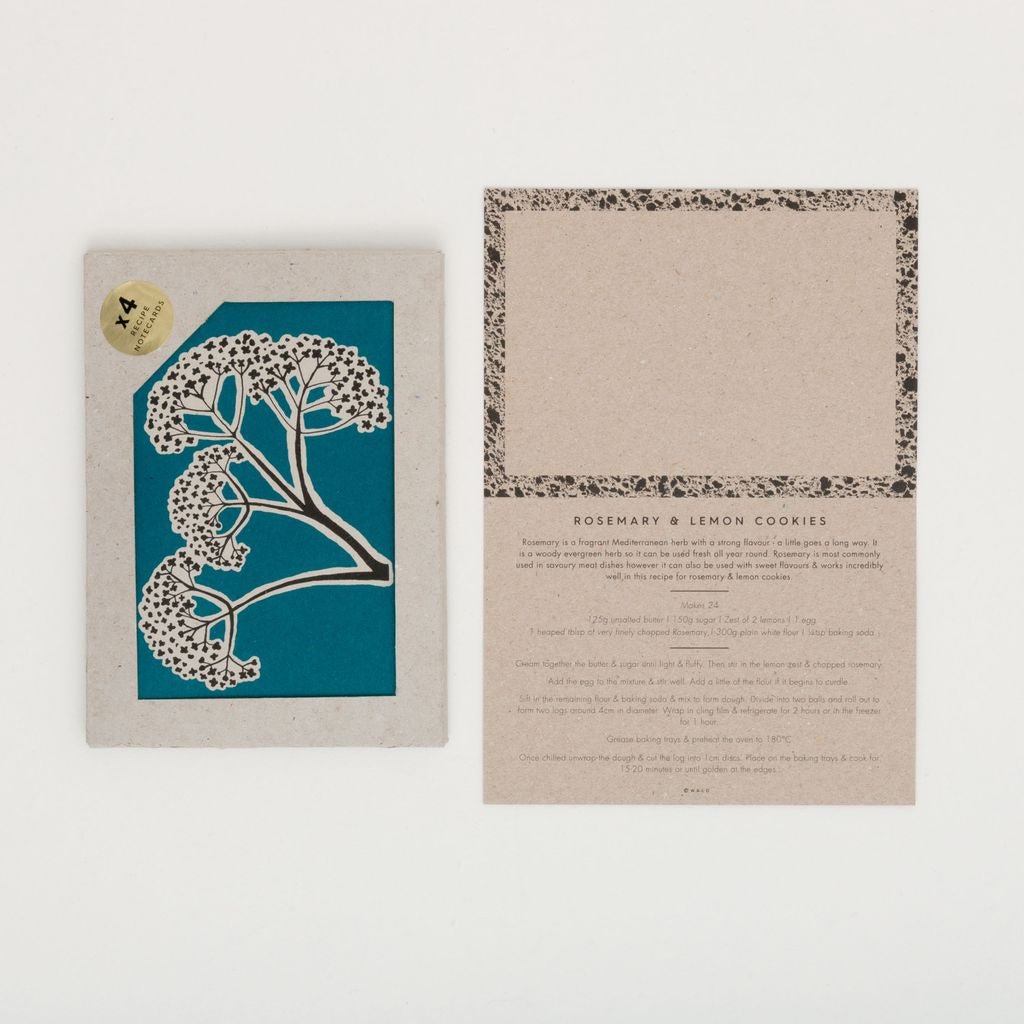 Flower Recipe Greeting Card Pack - The Flower Crate