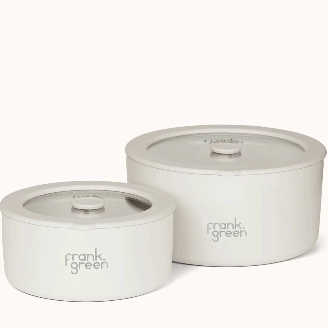 Frank Green Porcelain Bowl With Lid - 2 Pack - The Flower Crate