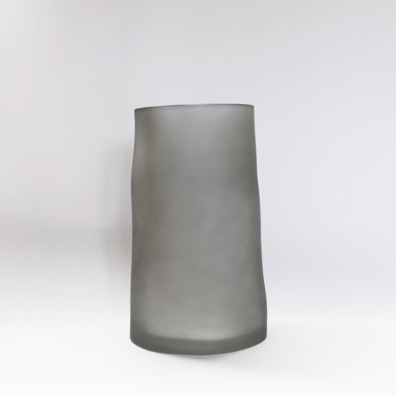 Frosted Glass Vase - The Flower Crate