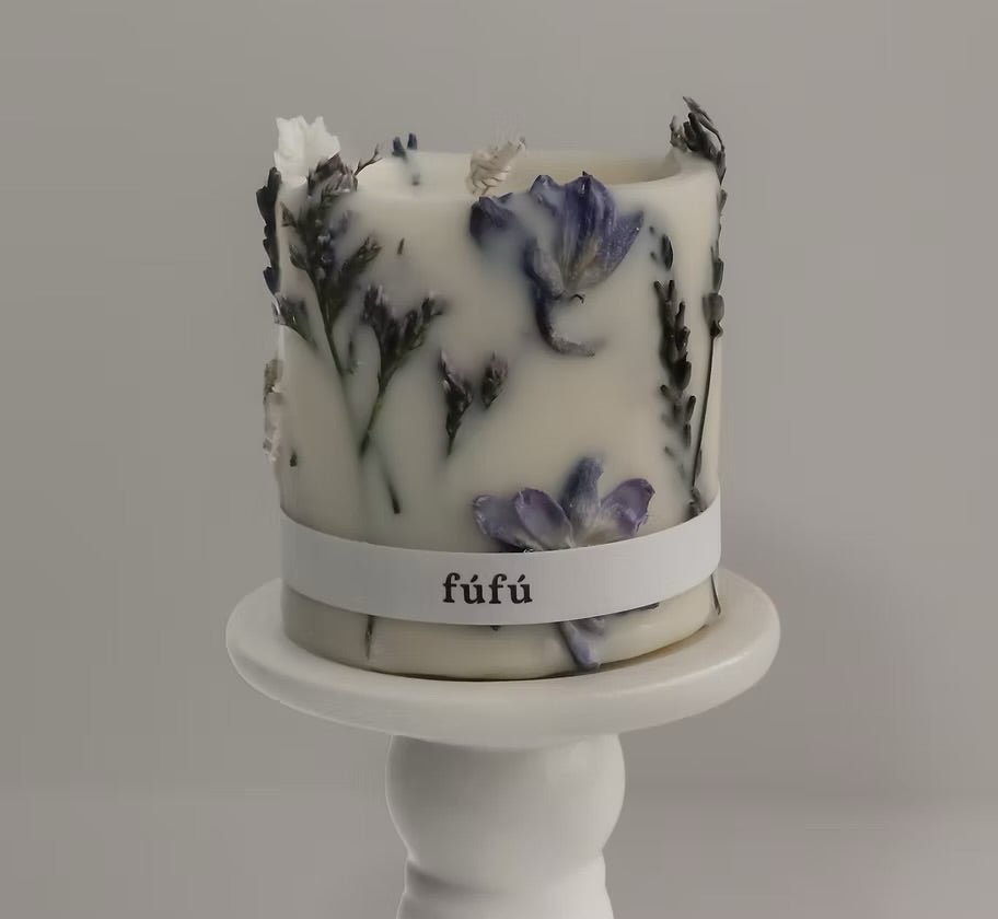 Fú Fú - Field of South Dried Flower Candle - The Flower Crate