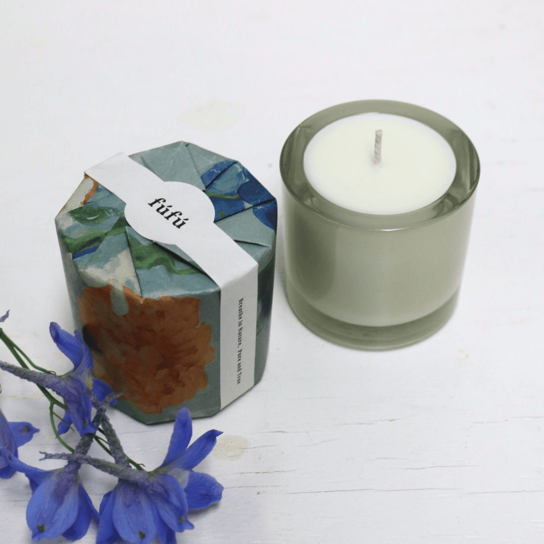 Fú Fú - Giverny Votive Candle - The Flower Crate