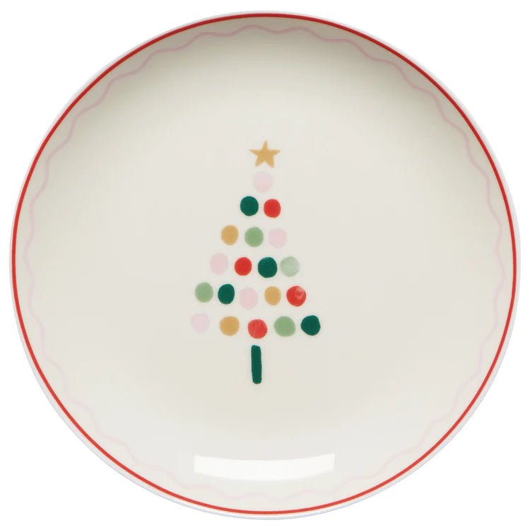 Glitzmas Appetiser Christmas Plates - The Flower Crate