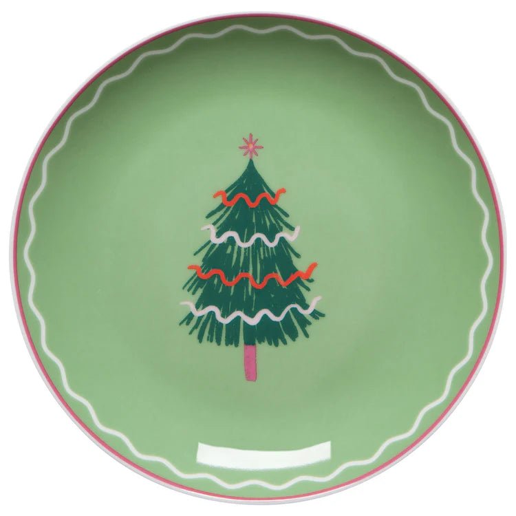 Glitzmas Appetiser Christmas Plates - The Flower Crate