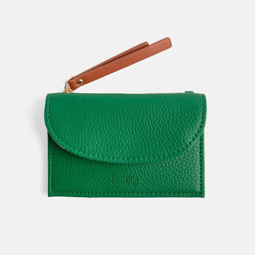 Green & Blush Coin Purse - The Flower Crate