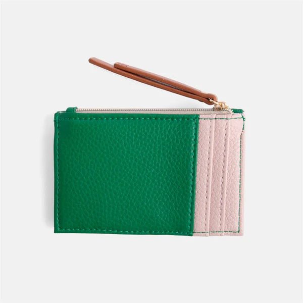 Green & Blush Coin Purse - The Flower Crate