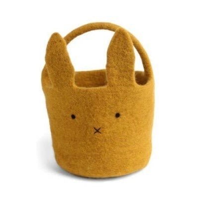 Gry & Sif - Felt Big Bunny Basket - The Flower Crate