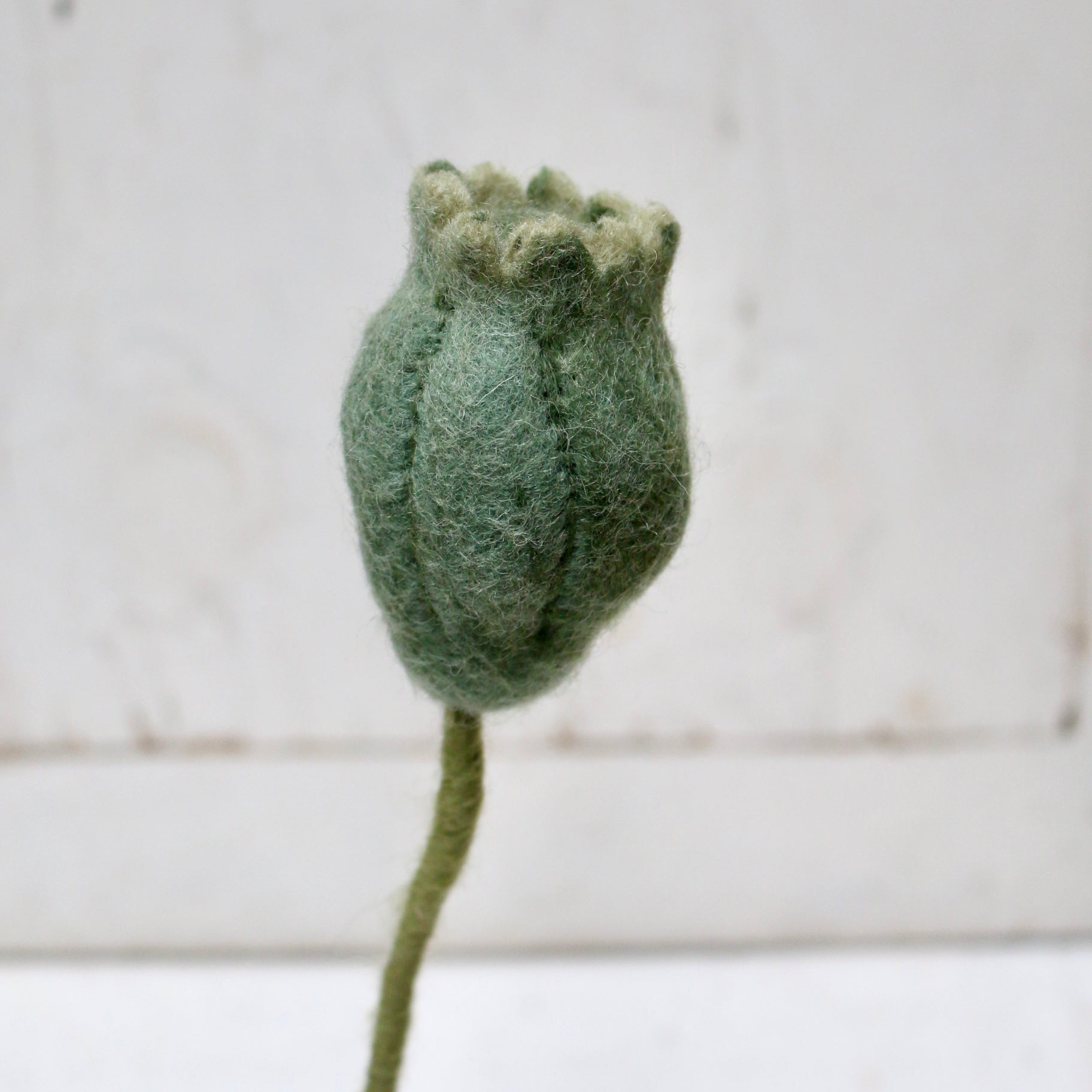 Gry & Sif - Felt Poppy Seed Head - The Flower Crate