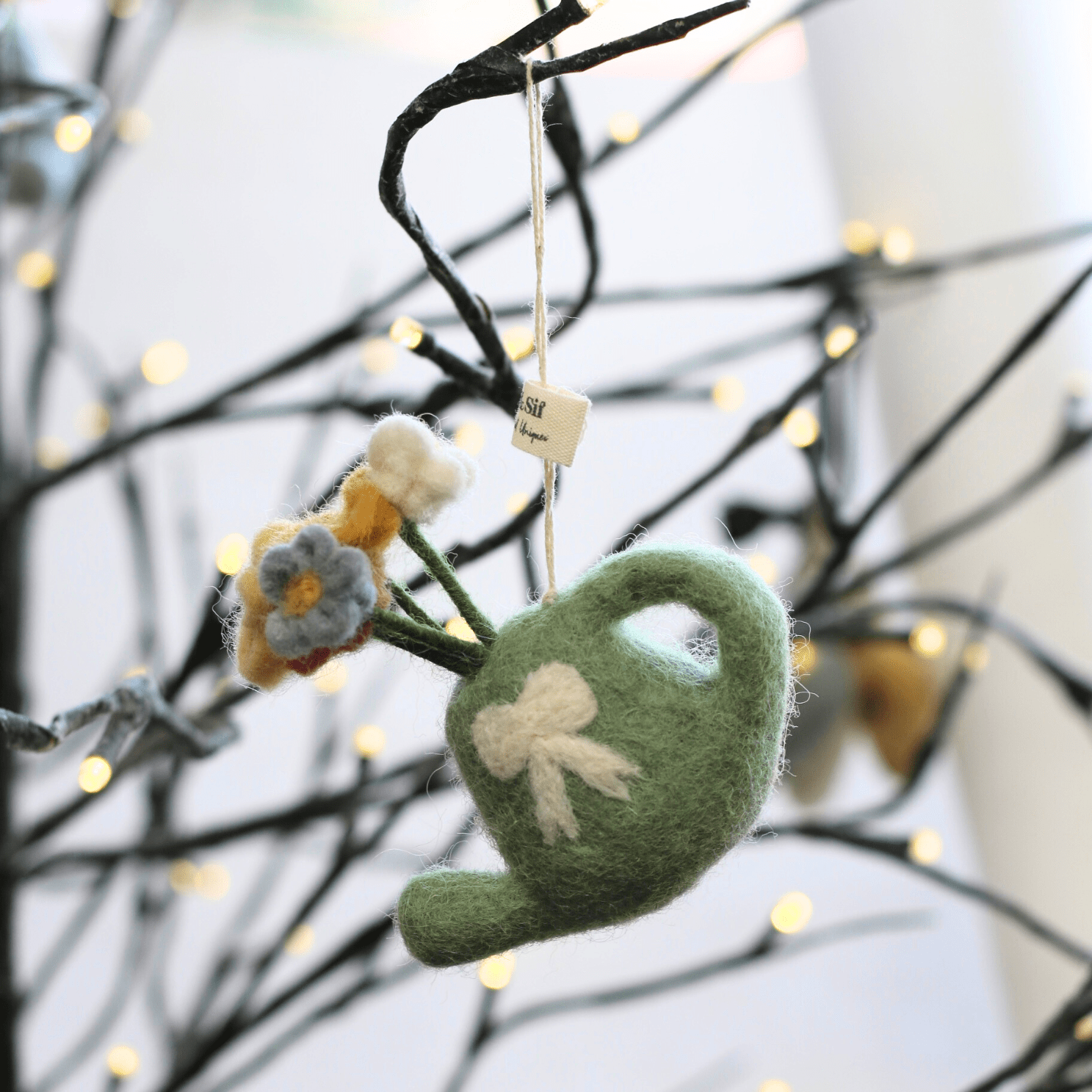 Gry & Sif - Felt Watering Can Decoration - The Flower Crate