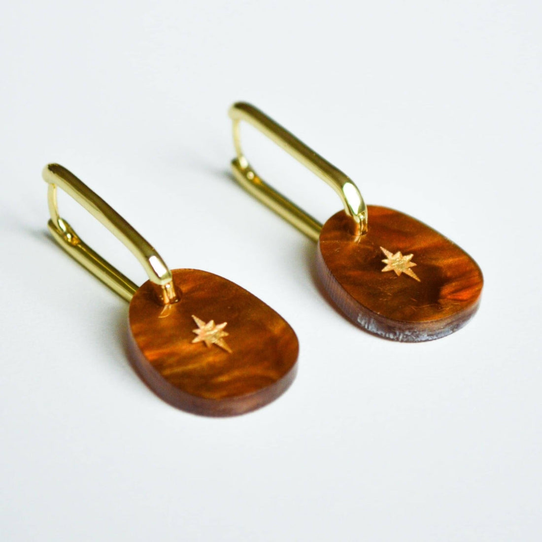 Hagen + Co - Starlight Earrings, Amber - The Flower Crate
