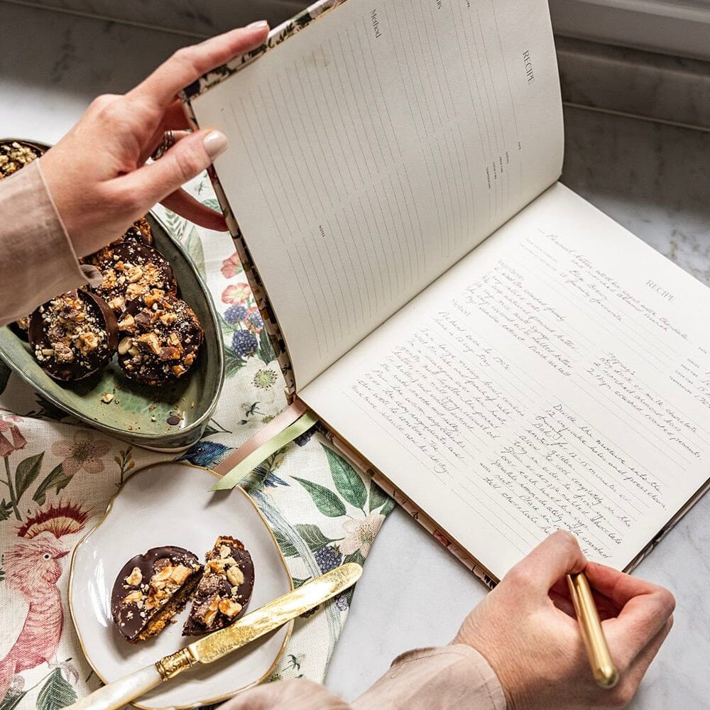 Heirloom Recipe Book Journal - Cockatoo - The Flower Crate