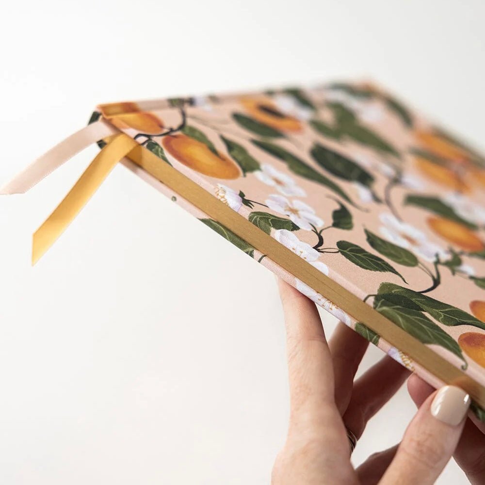 Heirloom Recipe Book Journal - Peaches - The Flower Crate