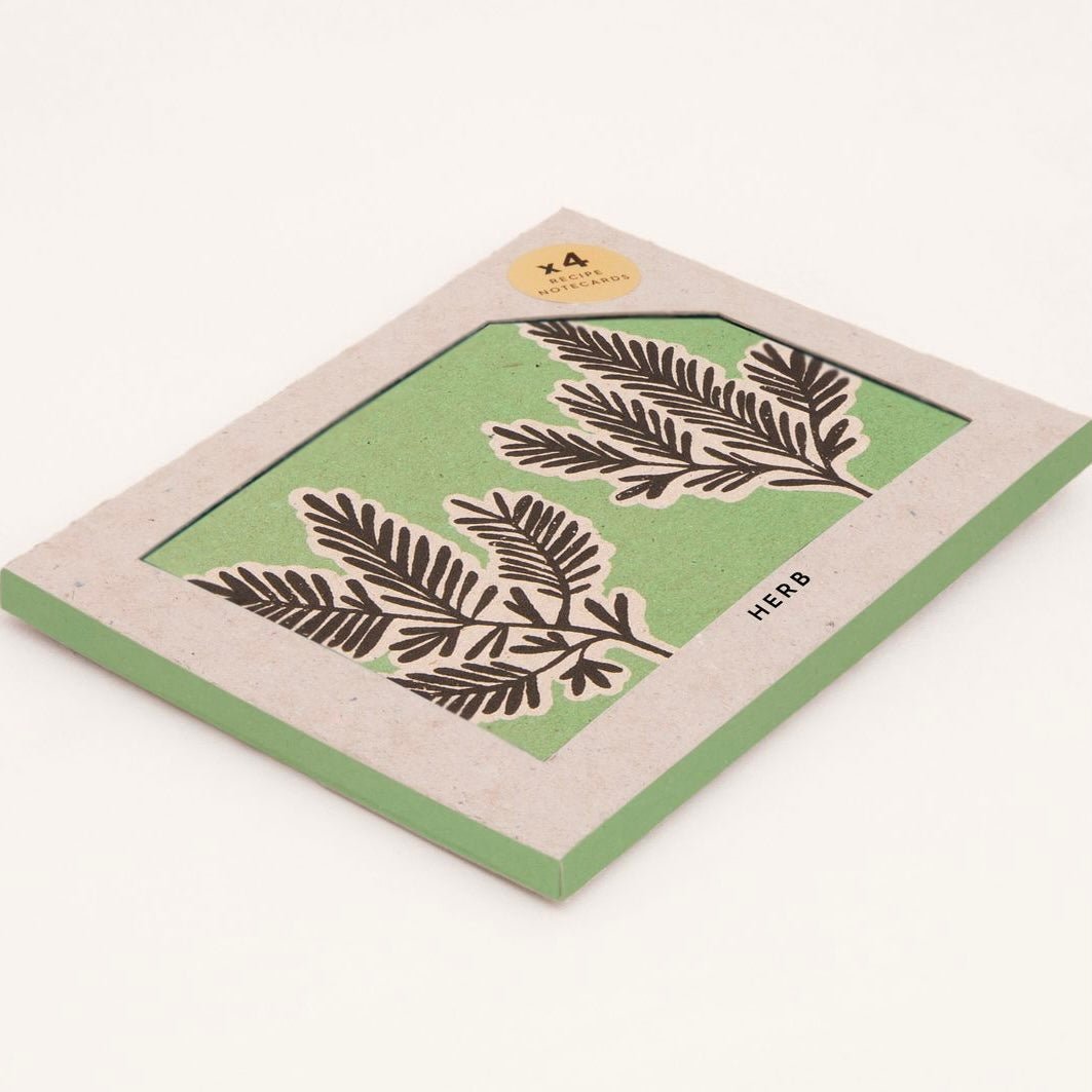 Herb Recipe Greeting Card Pack - The Flower Crate