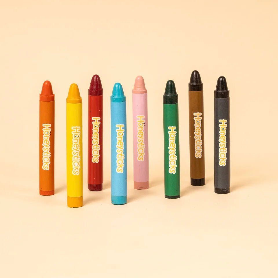 Honeysticks - Jumbo Crayons 8 Pack - The Flower Crate