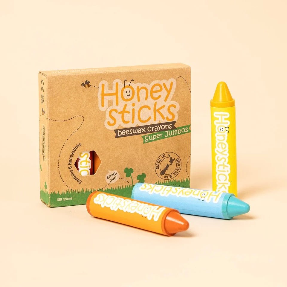 Honeysticks - Super Jumbo Crayons 6 Pack - The Flower Crate