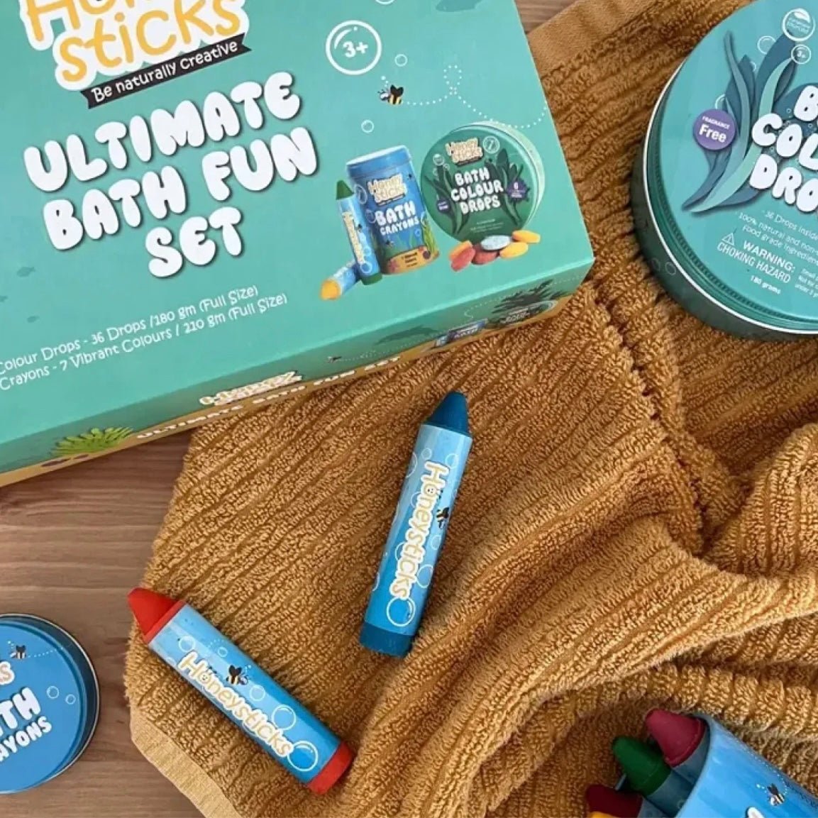 Honeysticks - Ultimate Bath Fun Set - The Flower Crate