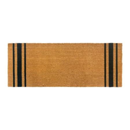 HRB Homeware - Black Stripe Long Doormat - The Flower Crate