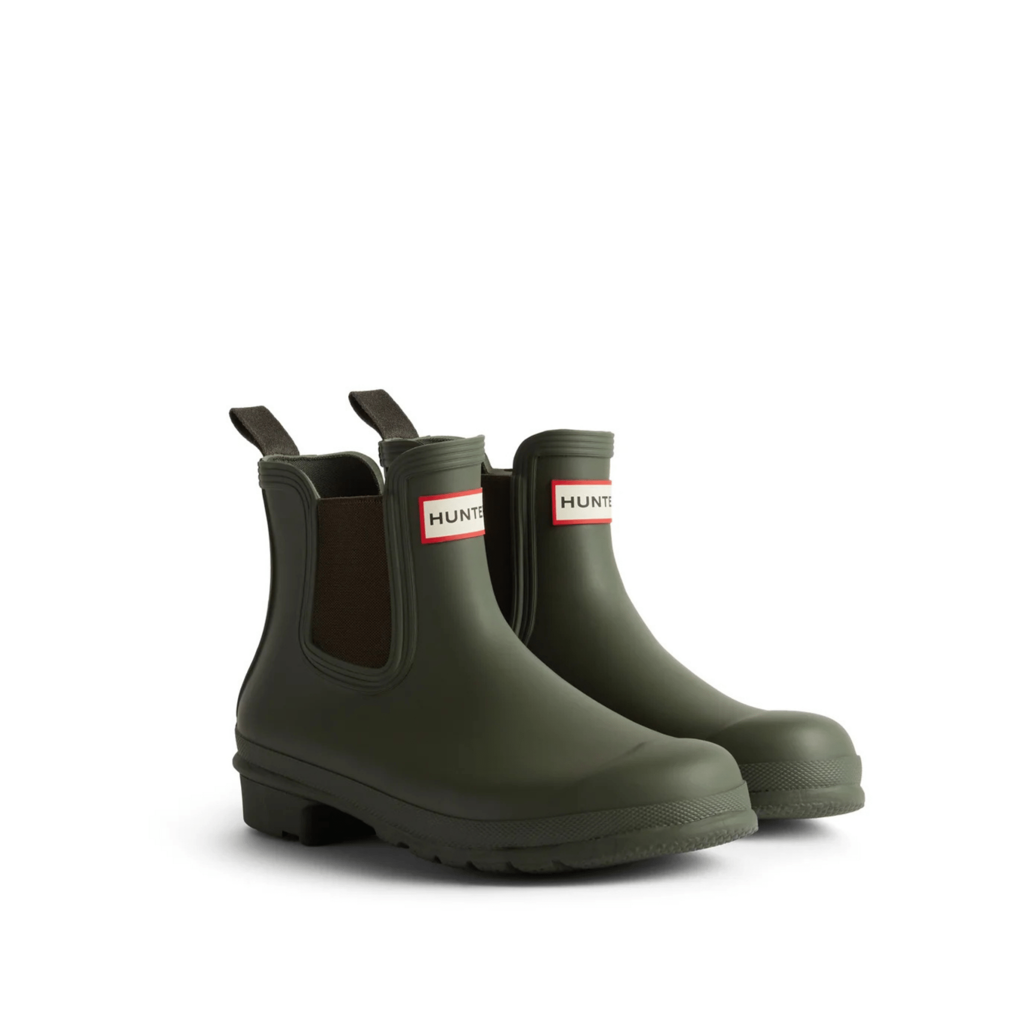 Hunter Boots - Original Chelsea Boots, Dark Olive - The Flower Crate