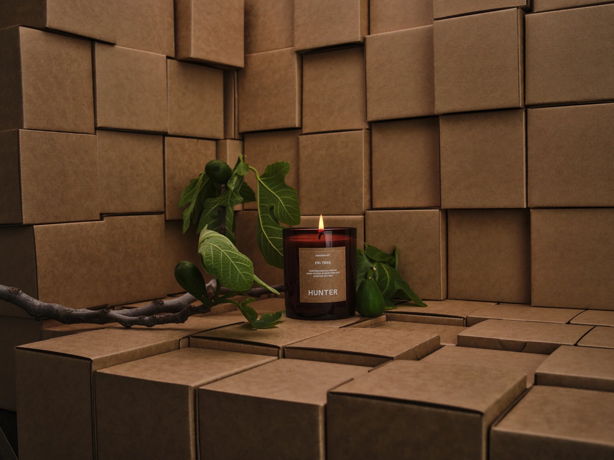 Hunter Candles - Deborah - Fig Tree - The Flower Crate