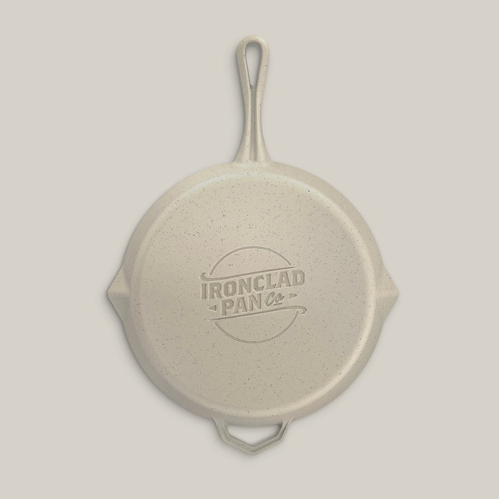 Ironclad Pan Co - 28cm Enamel Legacy Pan, Salt Stone - The Flower Crate